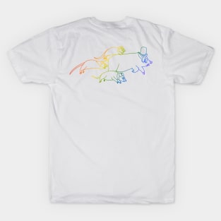 Don't Panic: Organize! (Rainbow Version 2) T-Shirt